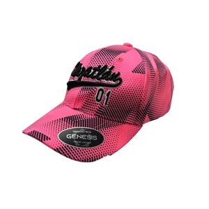Genesis Mazatlan‎ 01 Pink Black Geometric Baseball Cap Hat Women's